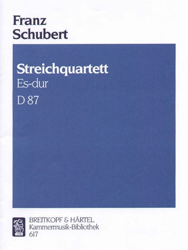 Streichquartett Es-dur D 87